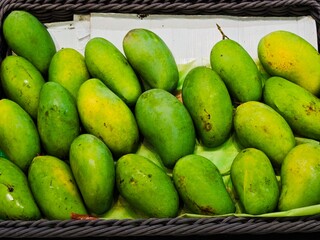 cucumbers in a basket