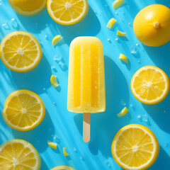 Refreshing Lemon Popsicle: Summer Treat