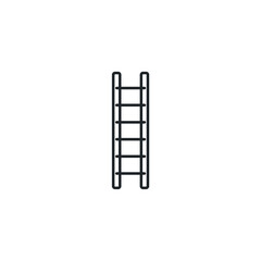 Ladder icon symbol vector illustration isolated on white background
