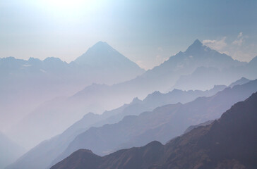 Mountains silhouette