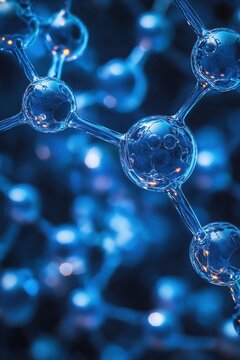 An Abstract background of atom or molecule structure, Medical background