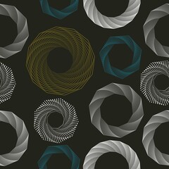 seamless pattern with circles