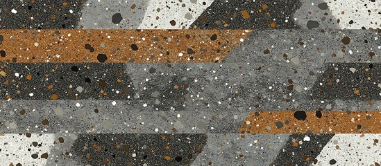 Abstract terrazzo stone pattern design