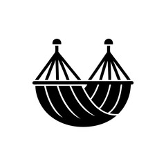 creative details Hammock Icon vector illustration