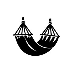 creative details Hammock Icon vector illustration
