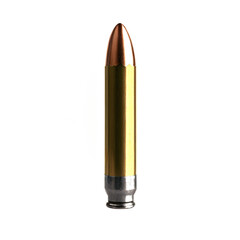 Bullet isolated on transparent background