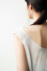 Obraz premium Shoulder adult white woman.