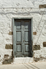 Door Set Against a Crisp White Wall. Perfect for Modern and Minimalist Home Decor Themes