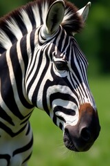 Naklejka premium Close-up of black and white zebra stripes, natural texture, fur, zebra, wildlifephotography