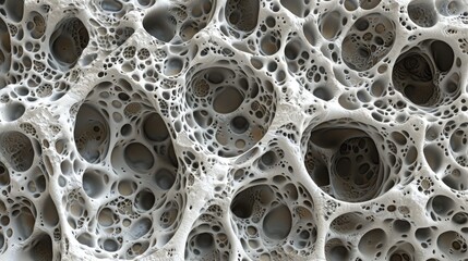 Abstract Cellular Structure, 3D Rendered