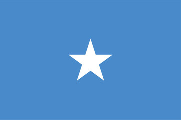 National Flag of Somali vector image