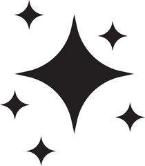 Black star, shape star, geometric star, figure, decoration, flash, decoration