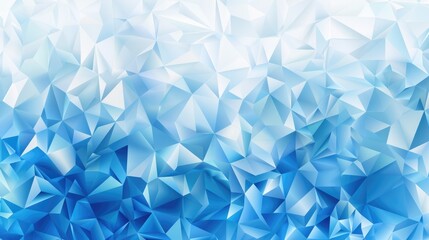 Fototapeta premium Abstract Blue and White Crystalline Background