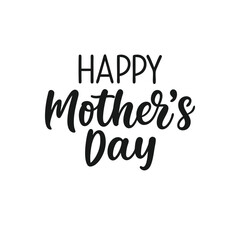 Stylish Happy Mother's Day lettering design.