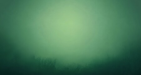 Fototapeta premium simple, flat, minimalist green background with a smooth gradient, dark and blurred, low in contrast and brightness