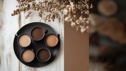 Mocha Mousse colour palette