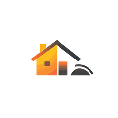 Fototapeta premium Sleek Modern Real Estate Logo Design