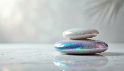 Serene Stones Reflecting Harmony