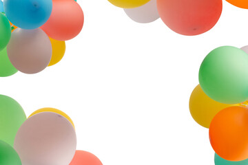 A Ballon isolated on a white background.