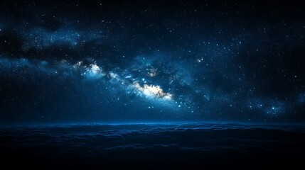 Milky way galaxy night stars high resolution hd image