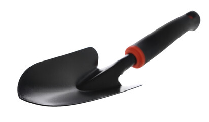 Garden shovel isolated on white background, clipping path