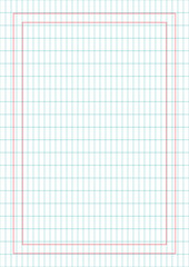 A4 Size Fibonacci Safe Zone Grid – Golden Ratio Design