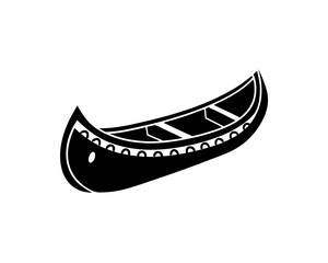 creative details Canoe Icon vector illustration