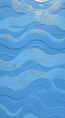Obraz premium Abstract Blue Wave Painting Texture.