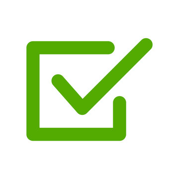 green checklist bullet point
