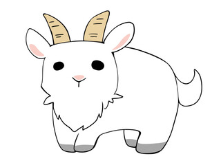 まるっこい ヤギ