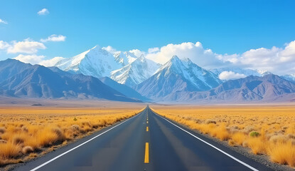 road in mountains