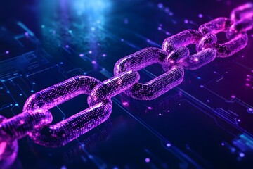 Digital Chain, Blockchain Technology Concept