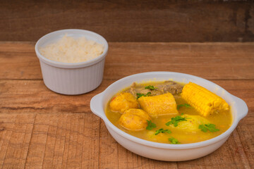 Traditional Colombian sancocho - Gastronomy of Colombia