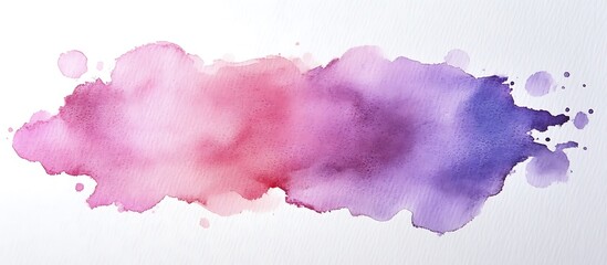 Pink and purple watercolor wash