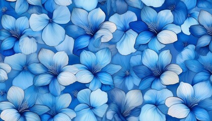 blue flower background