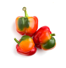 set of colorful peppers