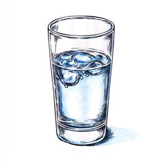 Glass of water