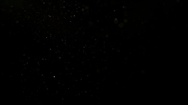 Floating Dust particles in Sunlight keyed