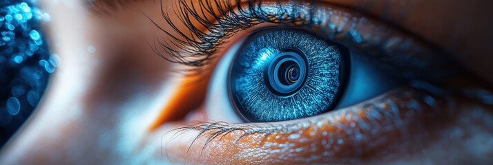 Detailed graphic layouts of advertising leaflets showcasing emerging technology concepts