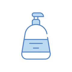 Body Lotion vector icon stock illustration