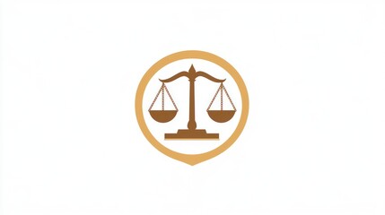 Justice Scales, Abstract Symbol, Law, Equality, Illustration, Legal Concept, Idealistic, Background