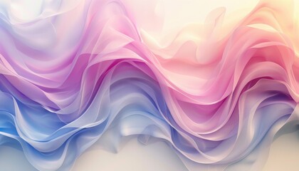 Fototapeta premium Aesthetic wallpaper with abstract wave background with attractive and colorful color Generate AI