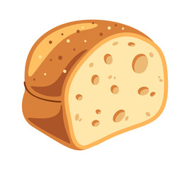 Fresh baked wheat artisan bread