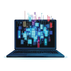 Laptop Security: Protect Your Computer Concept