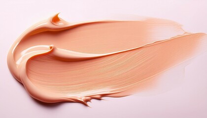 peach cream brush strokes