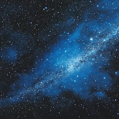 Fototapeta premium Celestial Nebula: Cosmic Dust & Starscape.