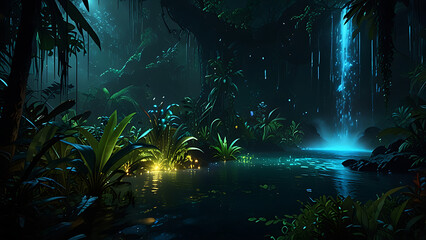 Futuristic spaceship in space