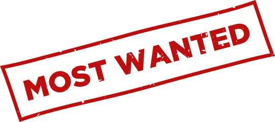 Most wanted stamp png vector.