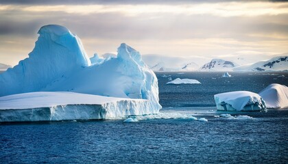 different forms of icebergs antarctica