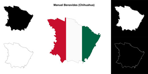 Manuel Benavides outline map